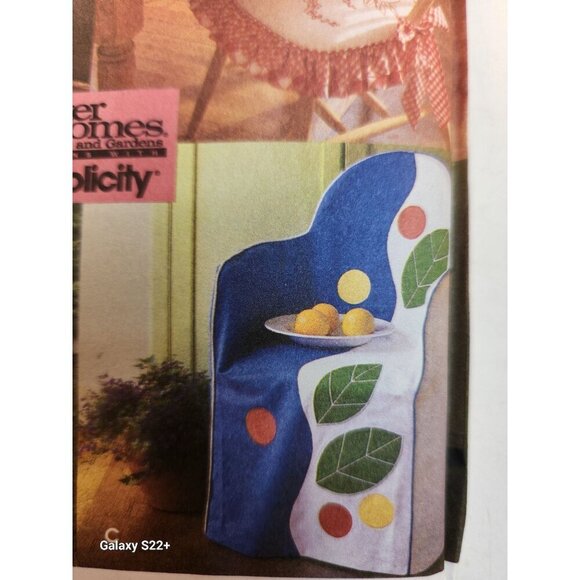 Chair Covers Sewing Pattern FF Uncut Simplicity Crafts 8918 One Size - Picture 5 of 8